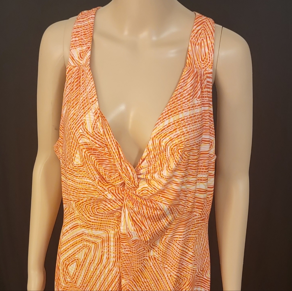 Knot front dress